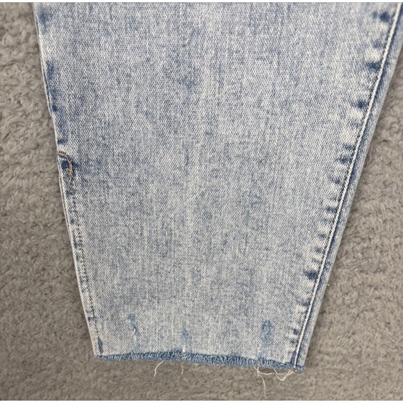Old Navy High Rise O.G. Straight Secret Smooth Side Slits Jeans SZ 14 Distressed - Picture 8 of 11